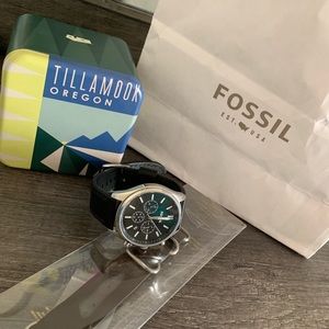 Fossil watch with extra strap